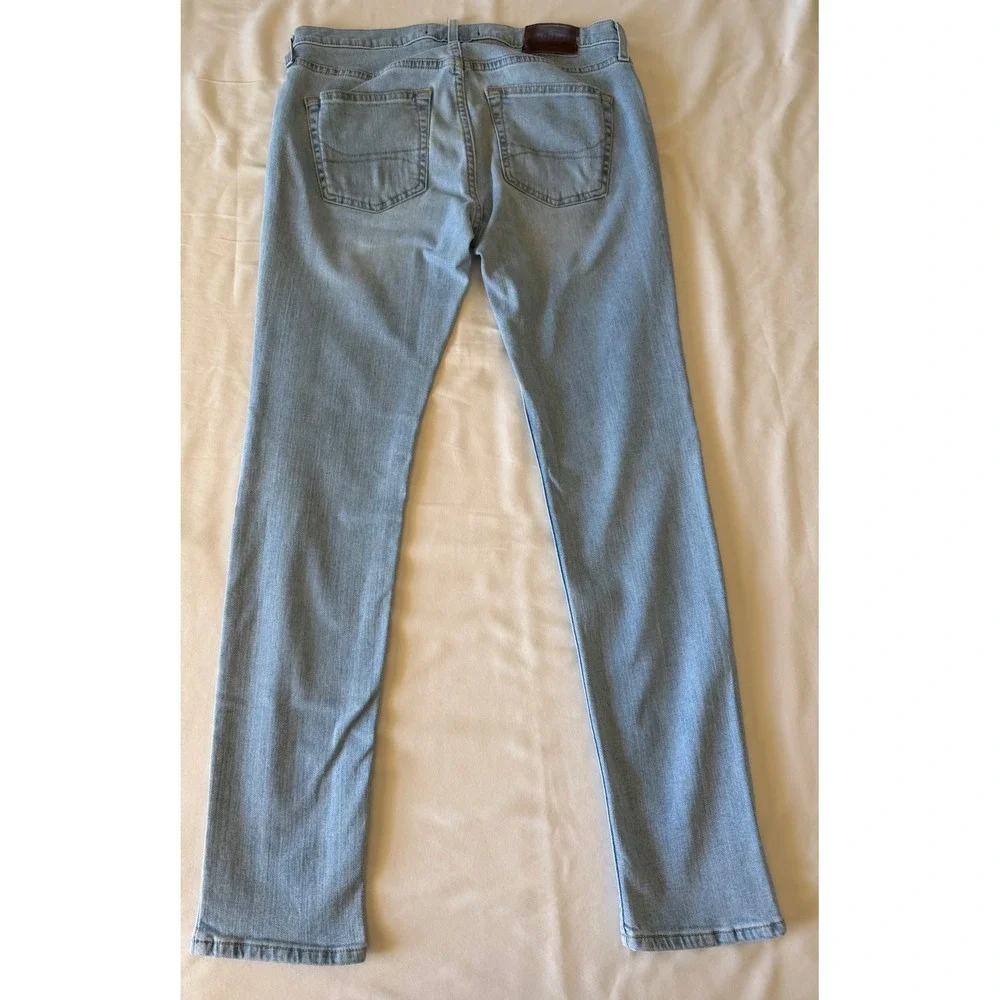 Hollister Epic Flex Skinny Jeans Mens 31x32 Light Wash Blue Denim Slim Fit
